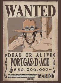 One Piece - Poster - Wanted Portgas D. Ace