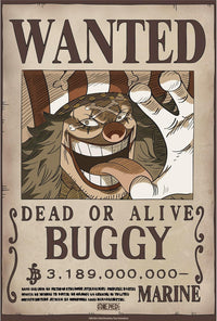 One Piece - Poster - Wanted Baggy le Clown