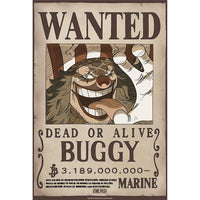 One Piece - Poster - Wanted Baggy le Clown
