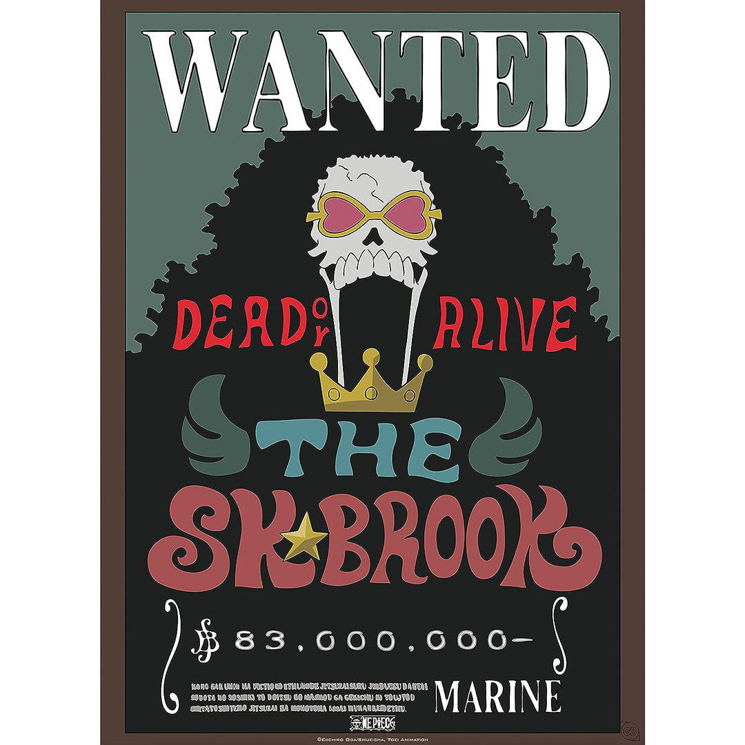 ONE PIECE - Poster - Wanted Brook