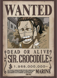 One Piece - Poster - Wanted Sir Crocodile