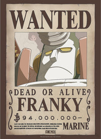 One Piece - Poster - Wanted Franky