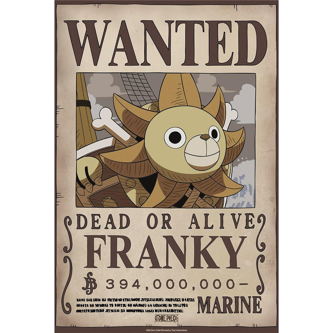 One Piece - Poster - Wanted Franky (Wano)