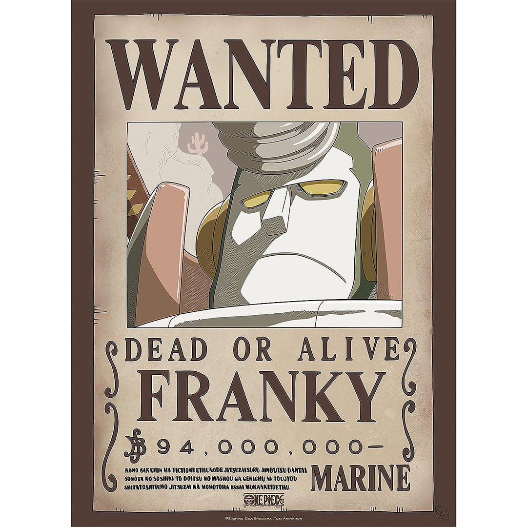 ONE PIECE - Poster - Wanted Franky