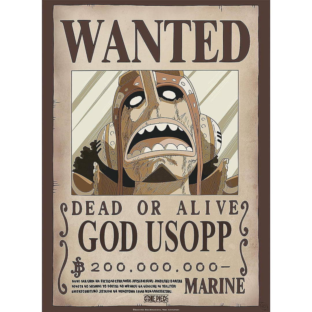 ONE PIECE - Poster - Wanted God Usopp
