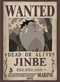 One Piece - Poster - Wanted Jinbe
