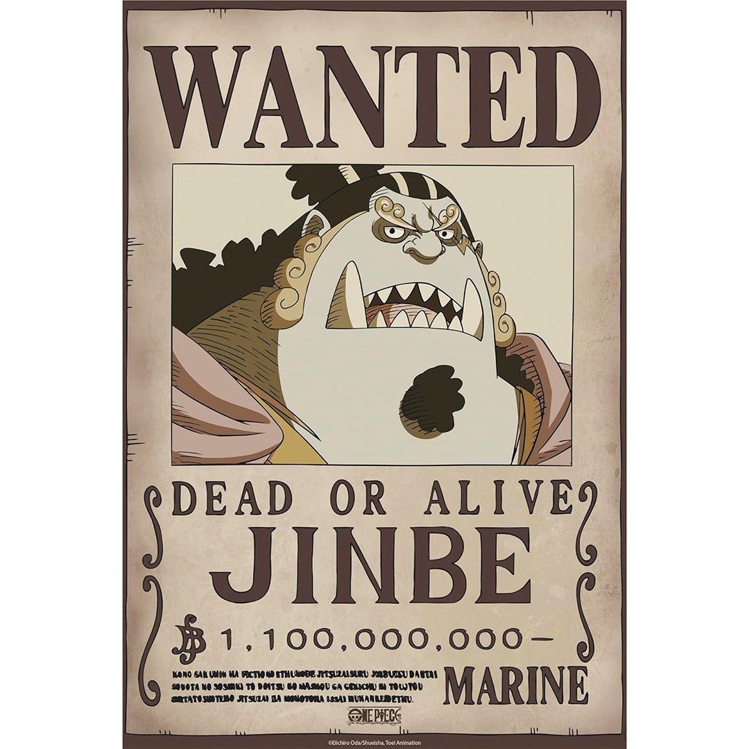 ONE PIECE - Poster - Wanted Jinbe (Wano)