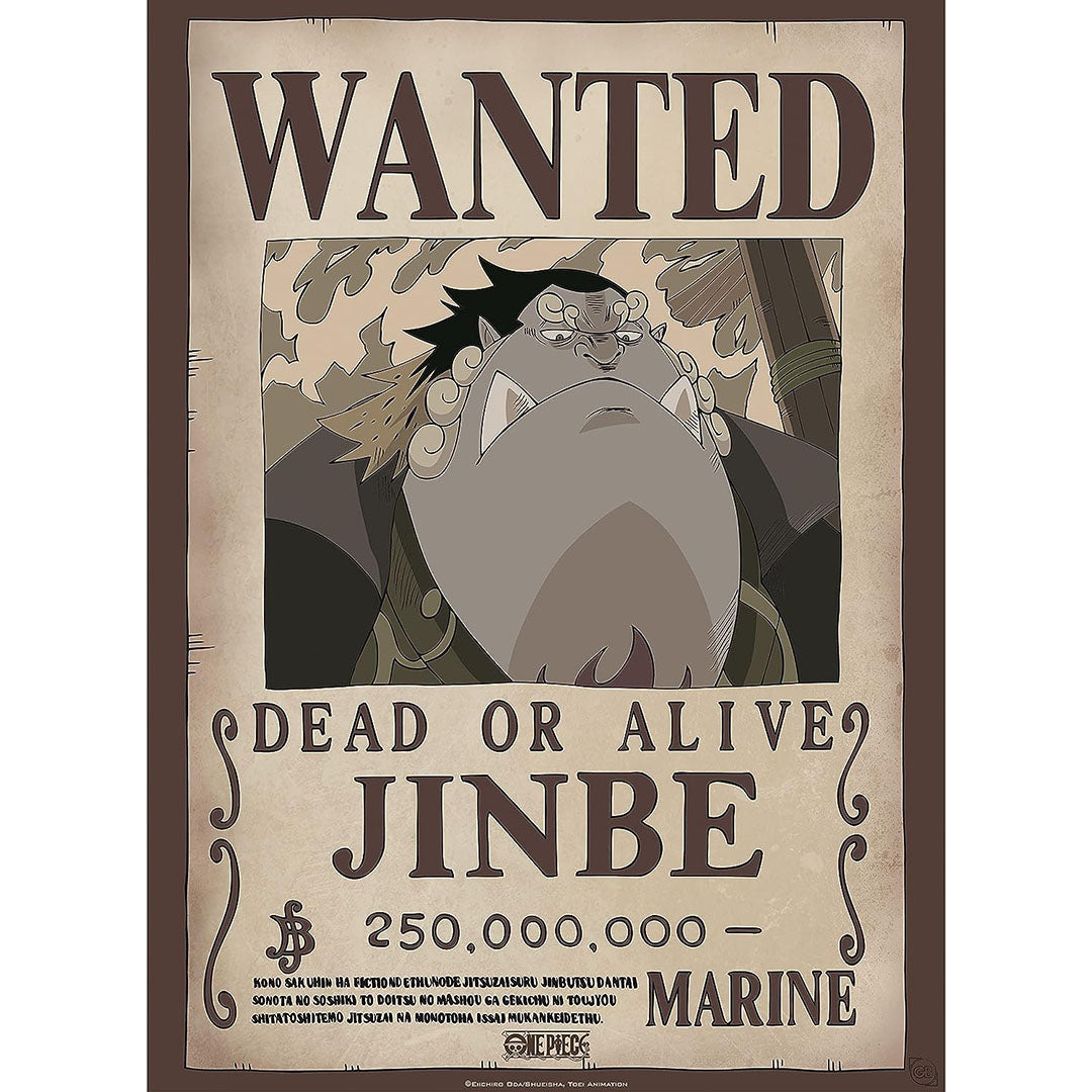 ONE PIECE - Poster - Wanted Jinbe