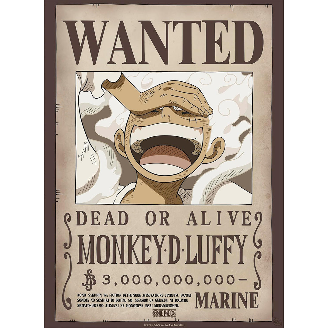 One Piece - Poster - Wanted Luffy Gear 5 (Wano) | Manganim