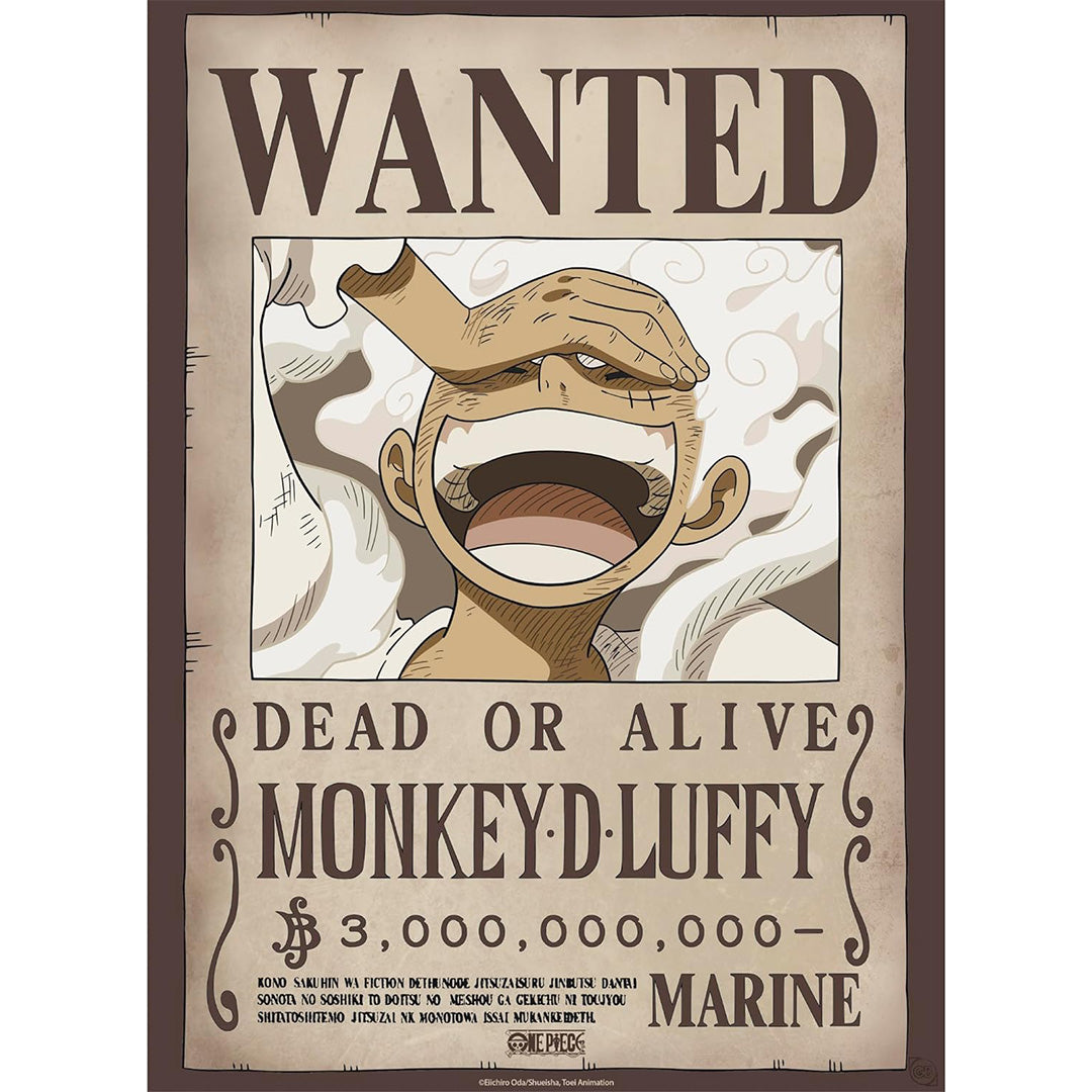 ONE PIECE - Poster Wanted Luffy Gear 5 (Wano)
