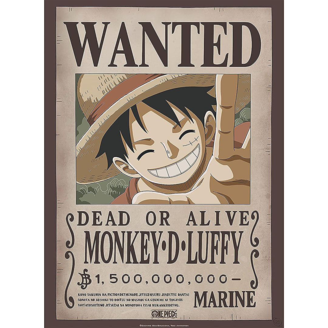 ONE PIECE - Poster - Wanted Luffy