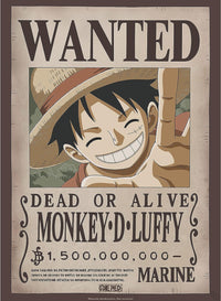 One Piece - Poster - Wanted Luffy