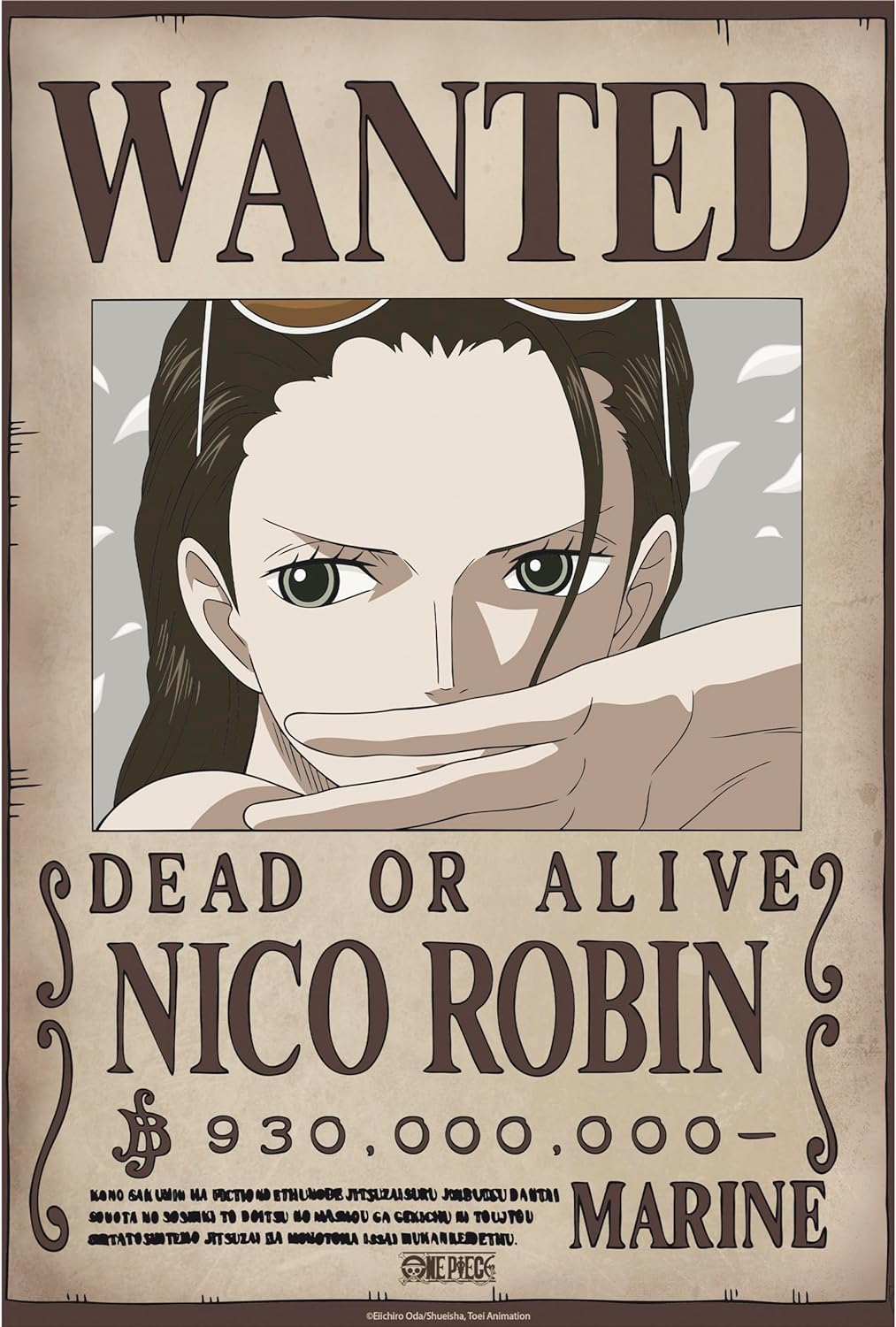 One Piece Poster Wanted Nico Robin (Wano) Manganim