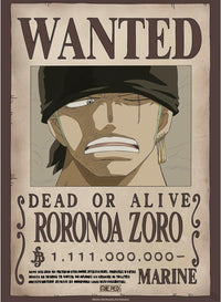 One Piece - Poster - Wanted Roronoa Zoro (Wano)