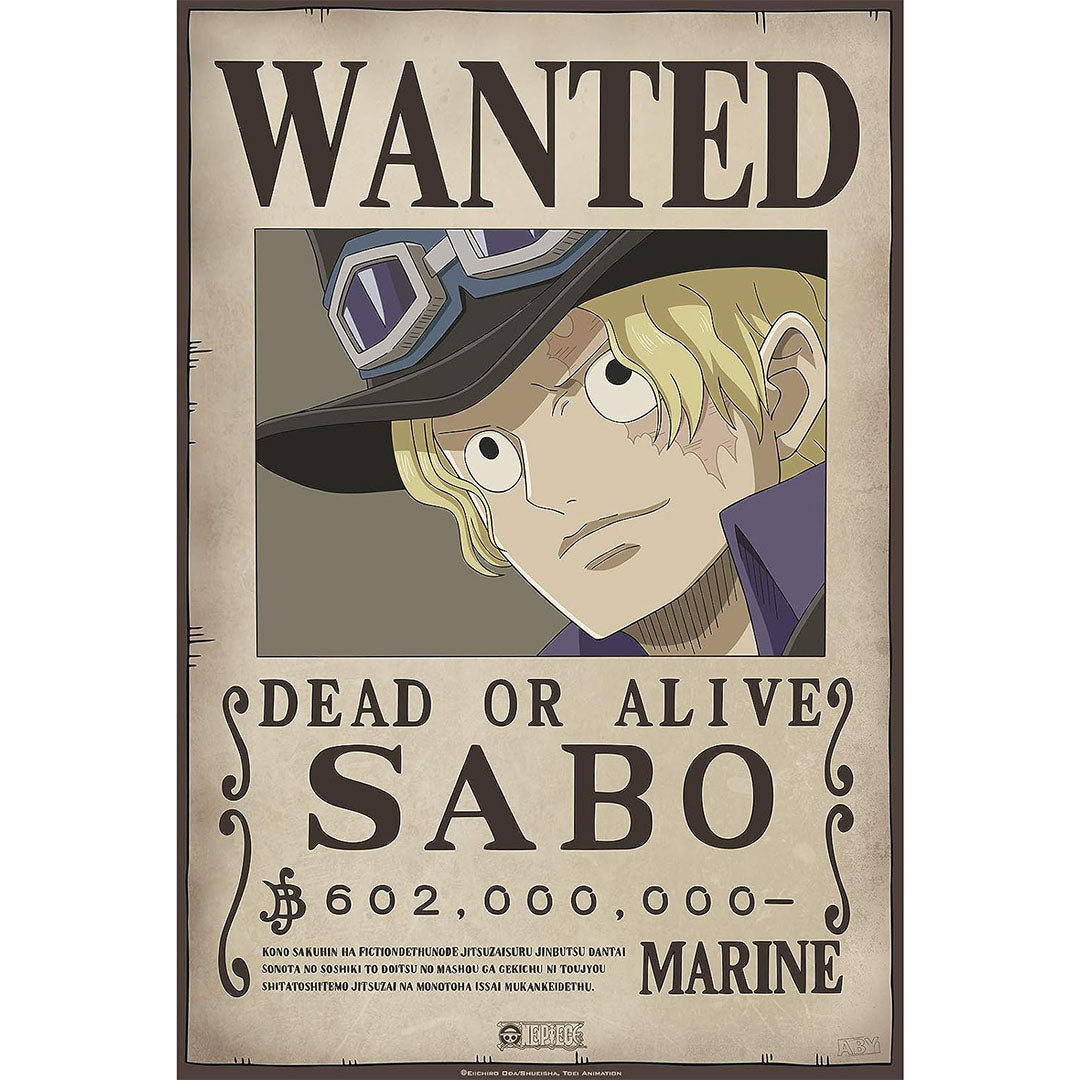 ONE PIECE - Poster - Wanted Sabo