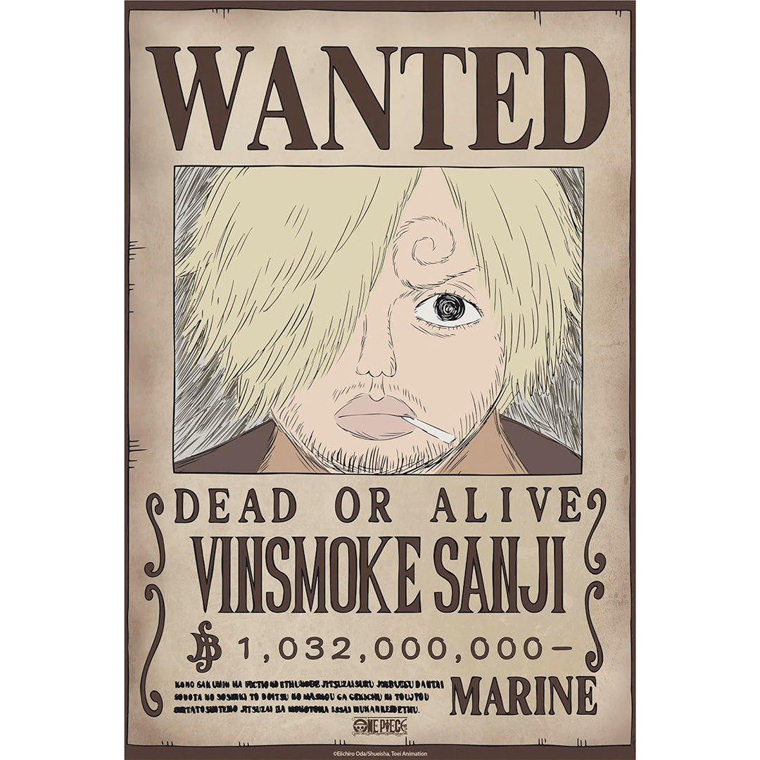 One Piece - Poster - Wanted Sanji (Wano)