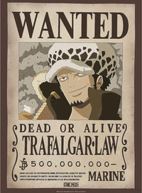 One Piece - Poster - Wanted Trafalgar Law