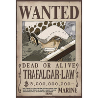 One Piece - Poster - Wanted Trafalgar Law (Wano)