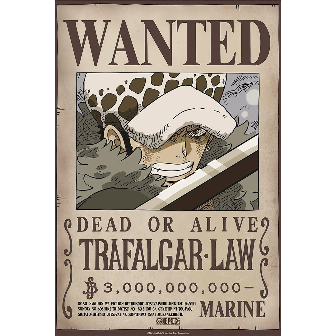 ONE PIECE - Poster Wanted Trafalgar Law (Wano)