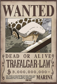 One Piece - Poster - Wanted Trafalgar Law (Wano)