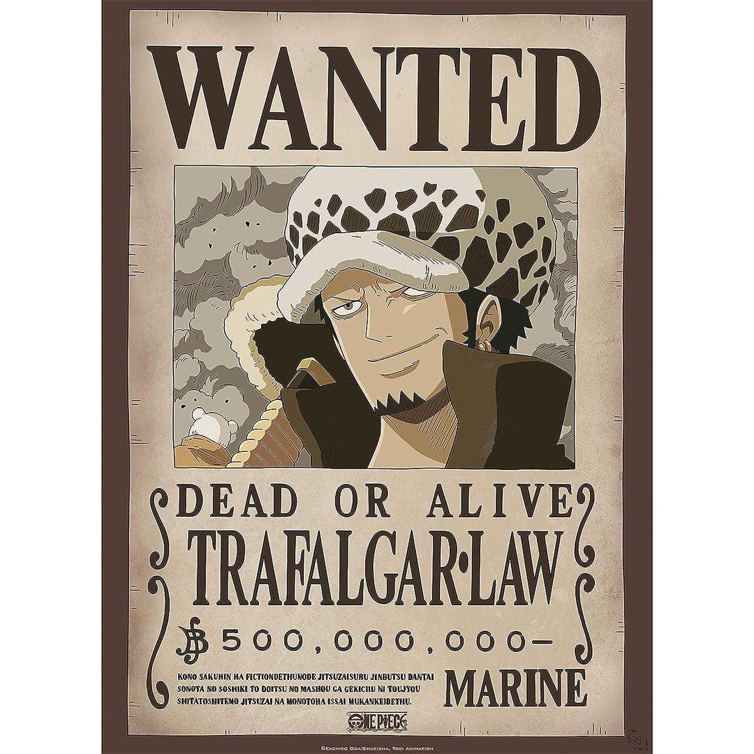 ONE PIECE - Poster - Wanted Trafalgar Law