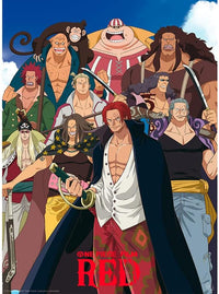 One Piece Red - Poster - Shanks et son équipage