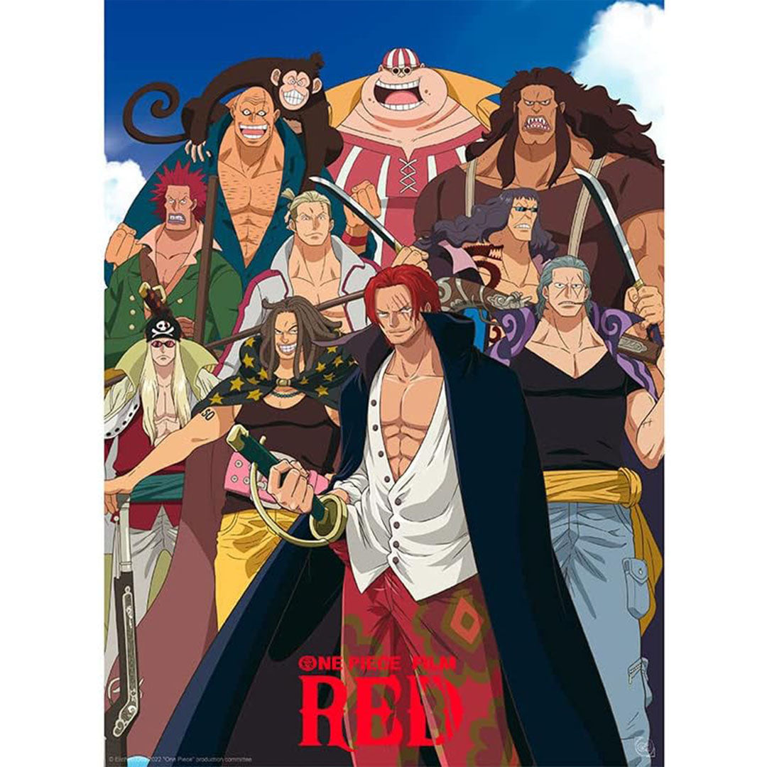 ONE PIECE RED - Poster - Shanks et son équipage