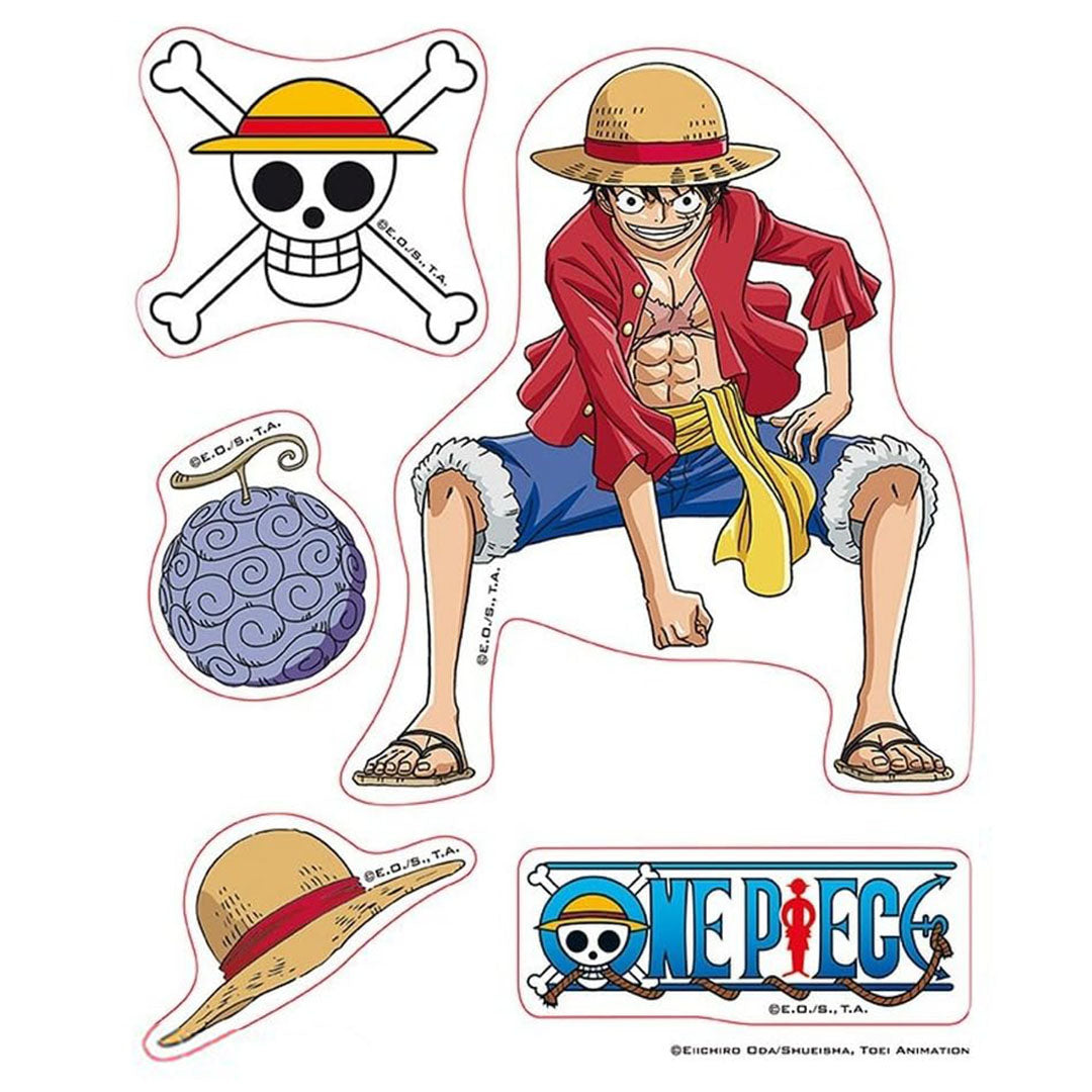 ONE PIECE - Stickers - Luffy & Law