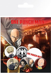One Punch Man - Badges - Saitama & Genos