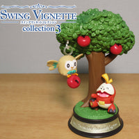Pokémon - Figurine - Brindibou & Chochodile - Swing Vignette Collection 3 - Re-Ment