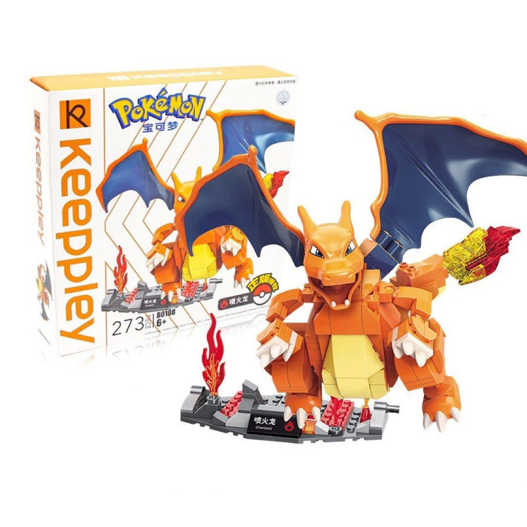 POKEMON - Figurine Dracaufeu - KEEPPLEY BLOCK