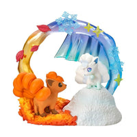 Pokémon - Figurine - Goupix & Goupix d'Alola - Circular Diorama Collection Vol.2