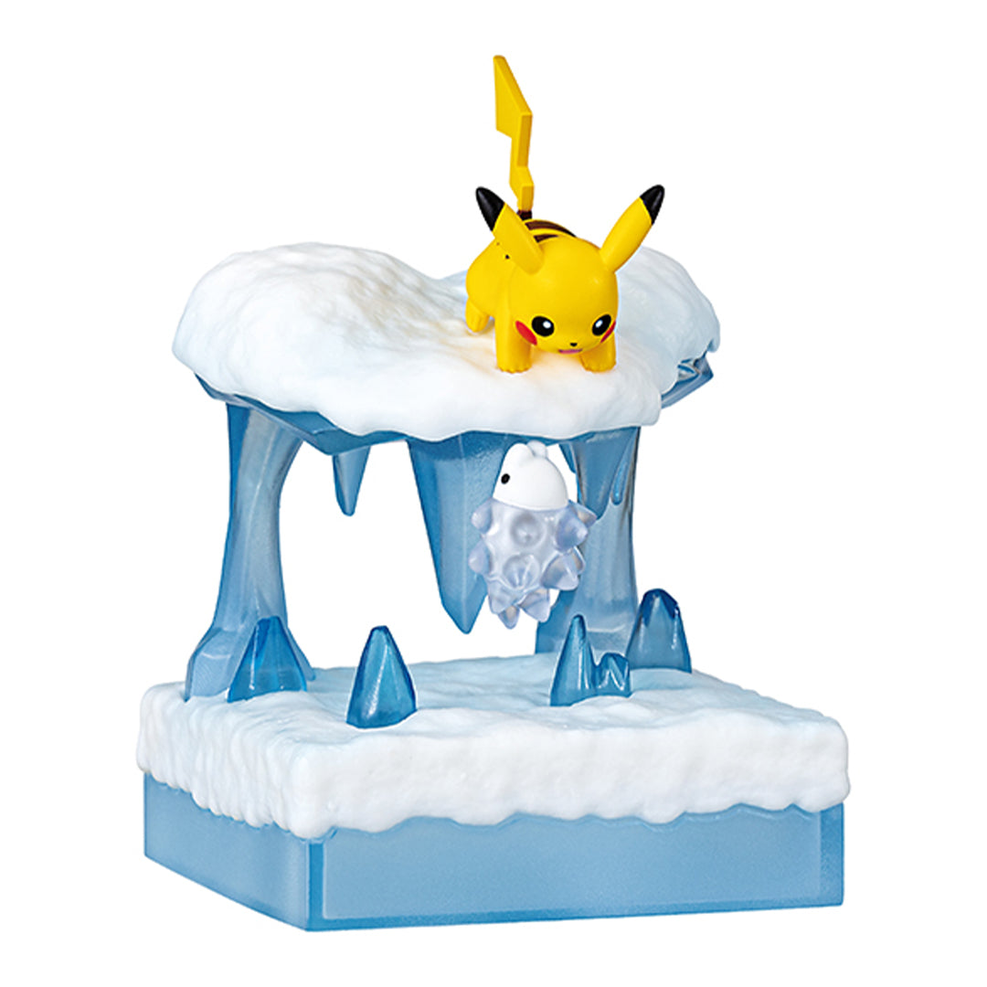 Pokémon - Figurine Pikachu & Frissonille - Pokémon World 3 Frozen Snowfield - RE-MENT