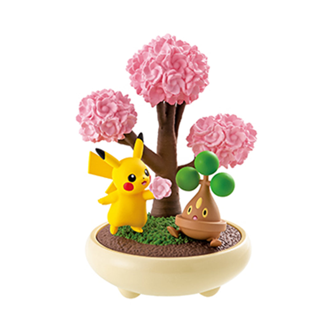 Pokémon - Figurine Pikachu & Manzaï - Pocket Bonsai Vol.2 - RE-MENT