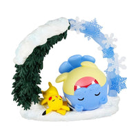 Pokémon - Figurine Pikachu & Obalie - Circular Diorama Collection