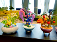 Pokémon - Figurine - Pikachu & Larméléon - Pocket Bonsai Vol.3