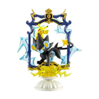 Pokémon - Figurine - Pikachu & Luxray - Decorative Frame Collection 2 - Re-Ment