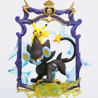 Pokémon - Figurine - Pikachu & Luxray - Decorative Frame Collection 2 - Re-Ment