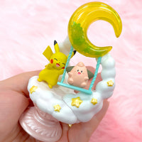 Pokémon - Figurine - Pikachu & Mélo - Starrium Dreamy Moonlit Night - Re-Ment