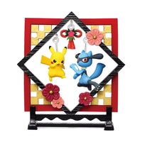 Pokémon - Figurine - Pikachu & Riolu - Funwari Yurarin