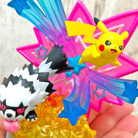 Pokémon - Figurine - Pikachu & Zigzaton de Galar - Neon Party
