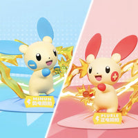 Pokémon - Figurine - Posipi & Négapi - Twinkmont - Pack de 2