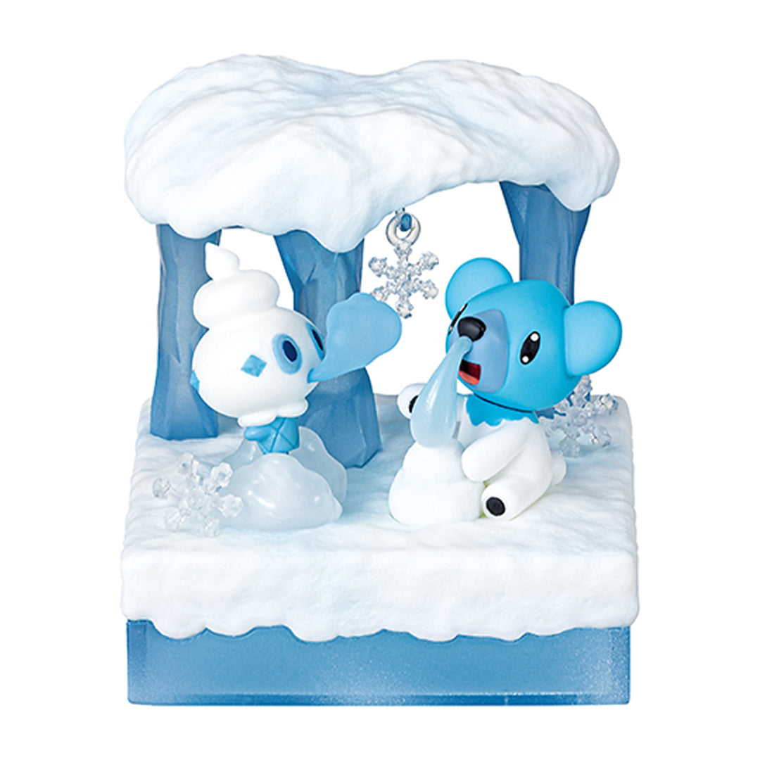 Pokémon - Figurine Sorbébé & Polarhume - Pokémon World 3 Frozen Snowfield - RE-MENT