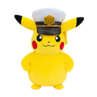 Pokémon - Peluche - Pikachu Capitaine - 20 cm