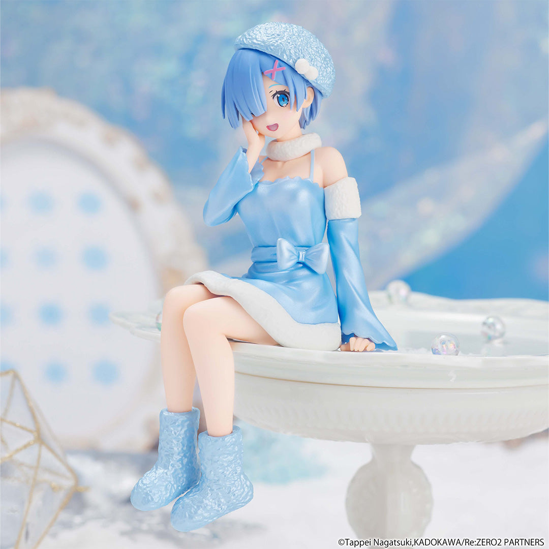 RE: ZERO - Starting Life in Another World - Figurine Rem - Snow Princess Pearl Color Ver. - Noodle Stopper