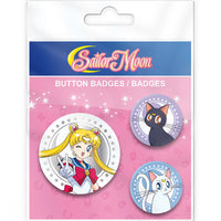 Sailor Moon - Badges - Sailor Moon, Luna & Artemis