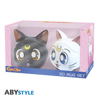 Sailor Moon - Set 2 Mugs - Luna & Artemis