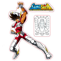 Saint Seiya - Stickers - Pégase & Shiryu