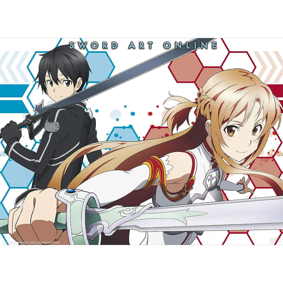 SWORD ART ONLINE - Poster - Asuna & Kirito