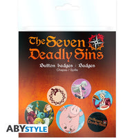 The Seven Deadly Sins - Badges - The Seven Dealdy Sins